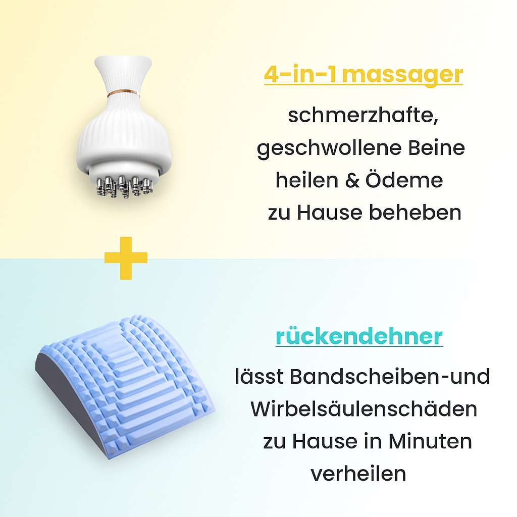 Cleanse – 4-in-1 Beinmassagegerät